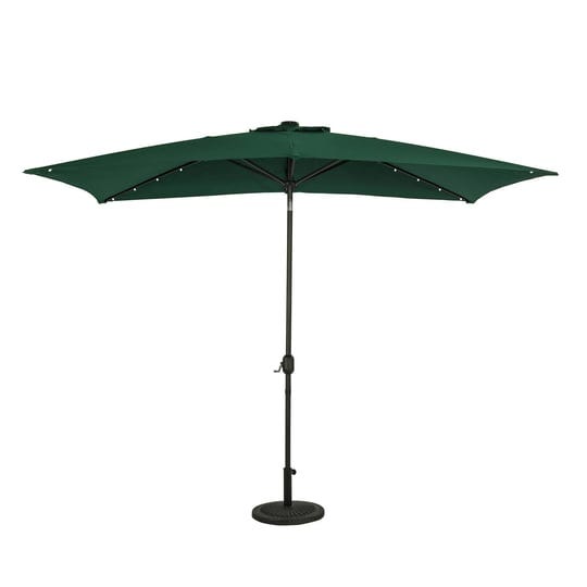 island-umbrella-nassau-6-5-ft-x-10-ft-rectangular-market-umbrella-with-led-bulb-lights-hunter-green-1