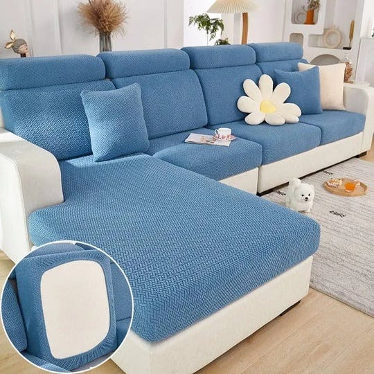 magic-sofa-covers-classic-blue-chaise-1pc-sectional-couch-cushion-slipcovers-replacement-pet-proof-s-1