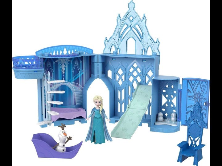 mattel-disney-frozen-toys-elsa-stackable-castle-doll-house-playset-with-small-doll-and-8-pieces-insp-1