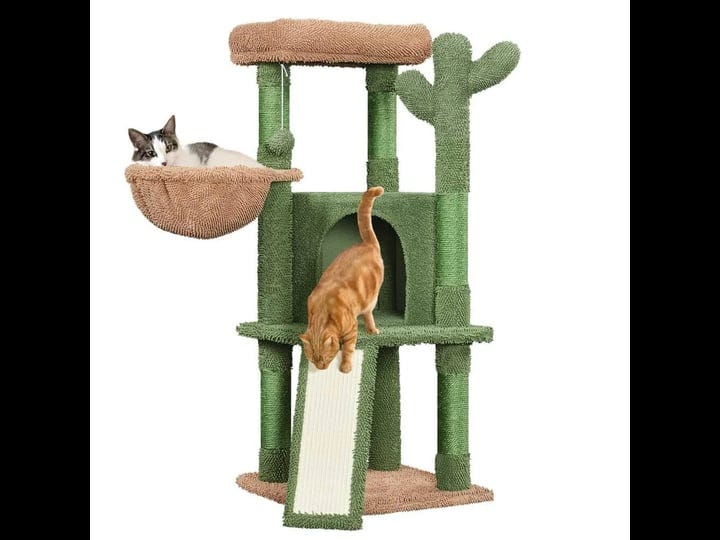 yaheetech-cactus-cat-tree-cat-tower-with-platform-condo-basket-scratching-posts-board-hanging-ball-1