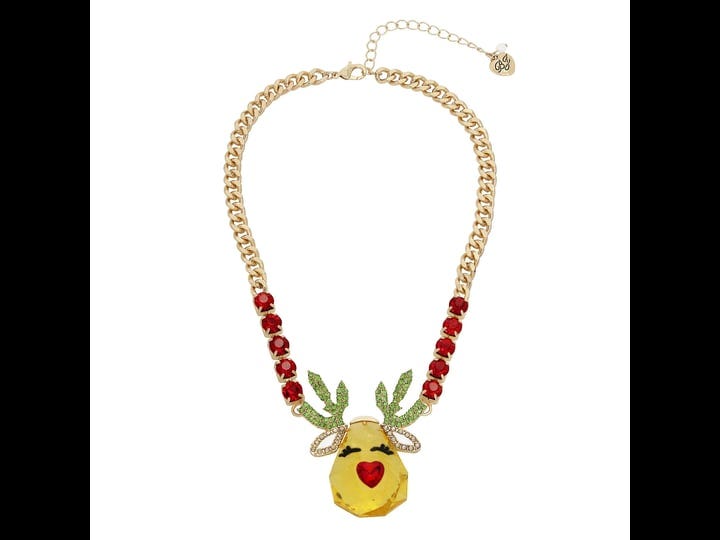 betsey-johnson-reindeer-statement-short-pendant-necklace-brown-1