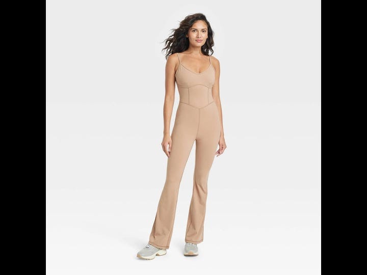 womens-flare-long-bodysuit-joylab-light-brown-l-1