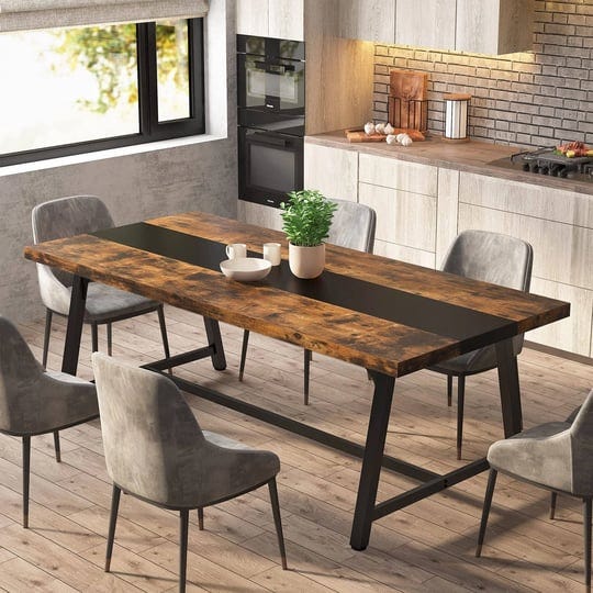 tribesigns-dining-table-for-8-people-70-87-inch-rectangular-wood-kitchen-table-with-strong-metal-fra-1