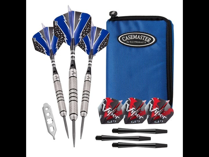 viper-cold-steel-tungsten-steel-tip-darts-24-grams-and-casemaster-select-blue-nylon-dart-case-1