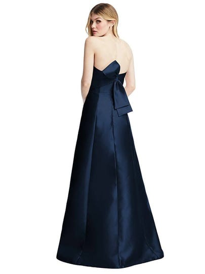 d842-quick-delivery-strapless-a-line-satin-gown-with-modern-bow-detail-in-midnight-navy-blue-1