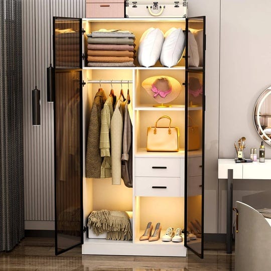 miifuny-2-door-armoire-wardrobe-closet-with-3-color-lights-bedroom-armoire-with-2-drawers-hanging-ro-1