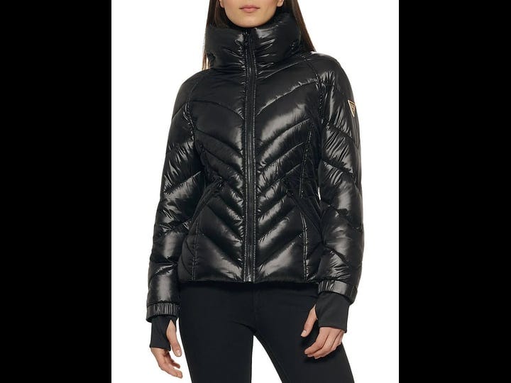 guess-womens-quilted-puffer-jacket-black-size-m-1