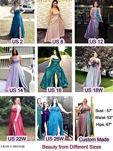 Luxurious Plus Size Evening Ball Gown Dress for Prom and Events | Image