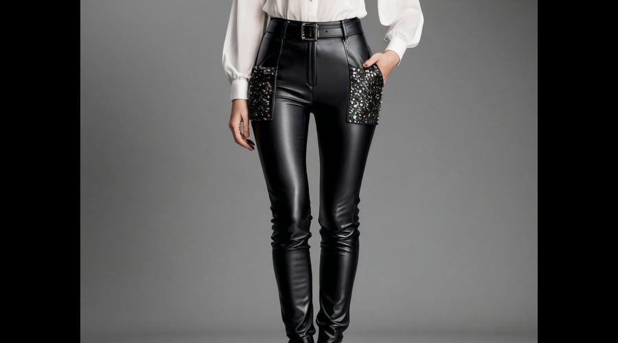 High-Waisted-Black-Leather-Pants-1