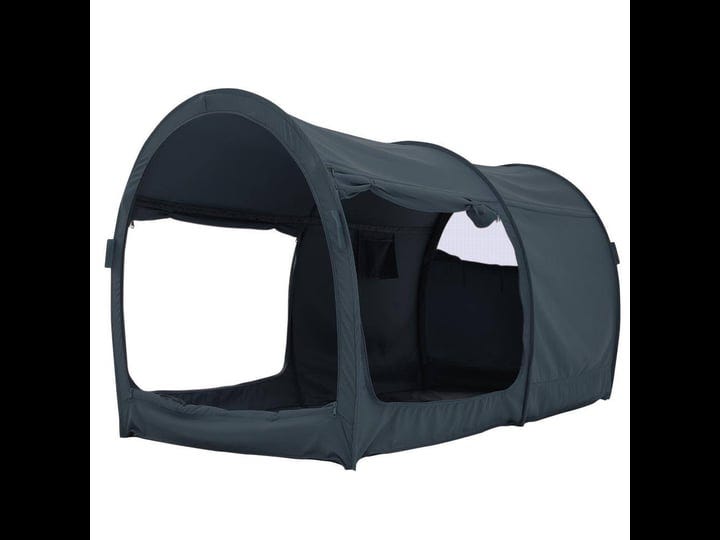 indoor-pop-up-portable-frame-pongee-bed-canopy-tent-bunk-twin-curtains-breathable-charcoal-mattress--1