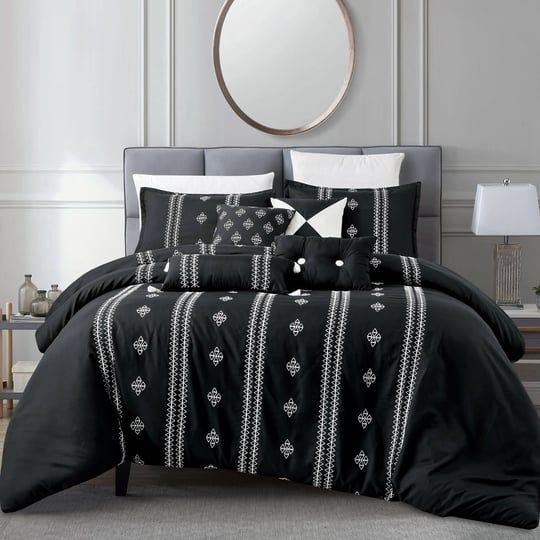 esca-j-22129v-k-judith-comforter-set-black-king-size-7-piece-size-90-in-1