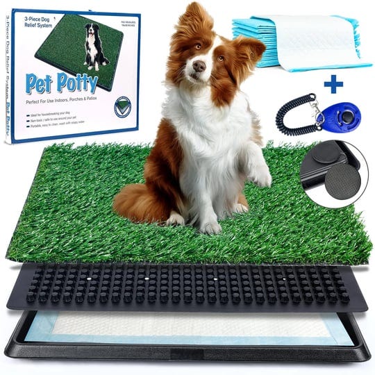 petwish-dog-grass-pad-with-tray-indoor-dog-potty-grass-pad-for-dogs-portable-training-pad-with-tray--1