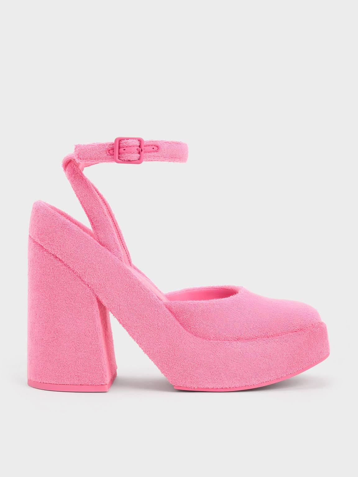 Stylish Pink Chunky Heels for Spring | Image