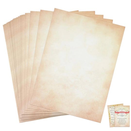 yotino-100-sheets-of-parchment-paper-for-writting-printing-old-paper-vintage-design-paper-stationery-1