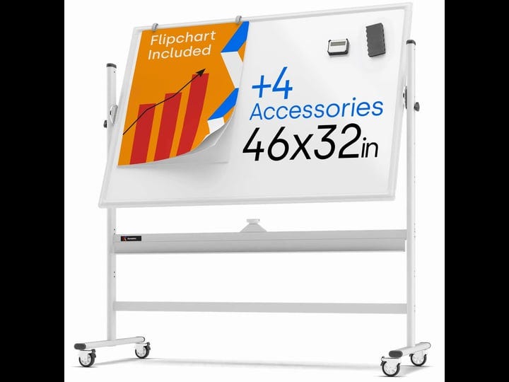 rolling-dry-erase-board-46-x-32-large-portable-magnetic-whiteboard-with-stand-double-sided-easel-sty-1