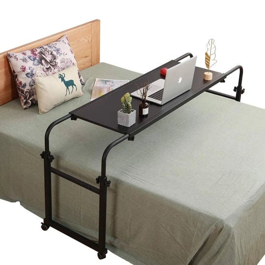 tigerdad-overbed-table-with-wheels-overbed-desk-over-bed-desk-king-queen-bed-table-overbed-laptop-ta-1