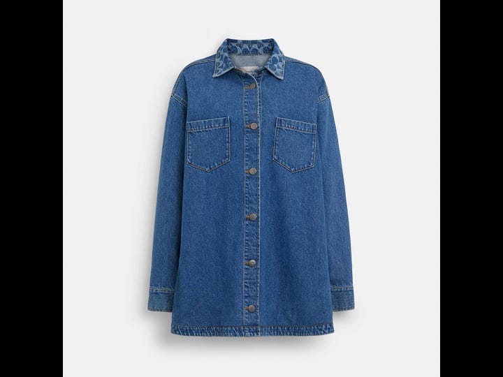 coach-outlet-oversized-denim-shirt-dress-womens-dresses-medium-wash-size-x-small-1