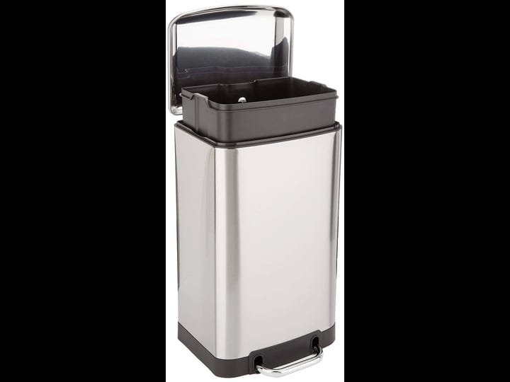 amazon-basics-smudge-resistant-small-rectangular-trash-can-with-soft-close-foot-pedal-20-liter-5-3-g-1