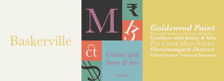 Baskerville Typeface