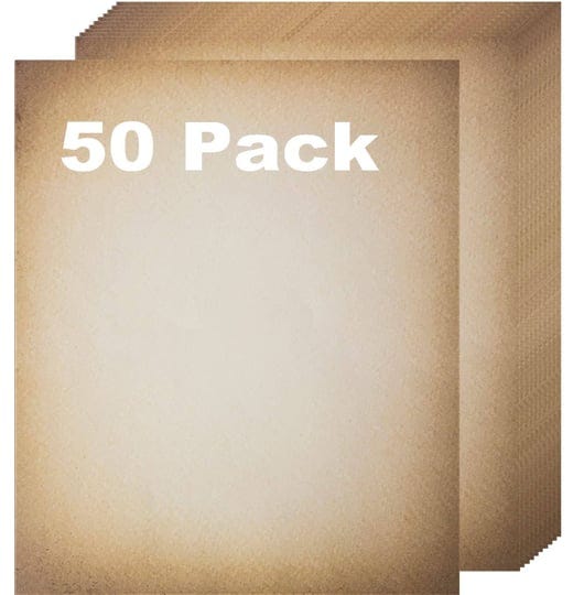 bargain-paradise-50-pack-classic-aged-paper-vintage-stationary-paper-use-for-creating-timeless-writi-1