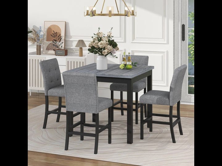 5-piece-counter-height-dining-set-wood-square-dining-room-table-and-chairs-stools-w-footrest-4-uphol-1