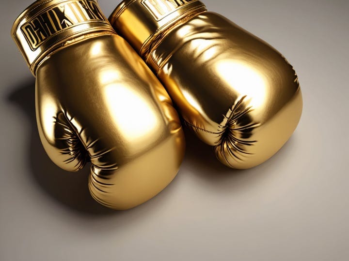 Gold Boxing Gloves-4