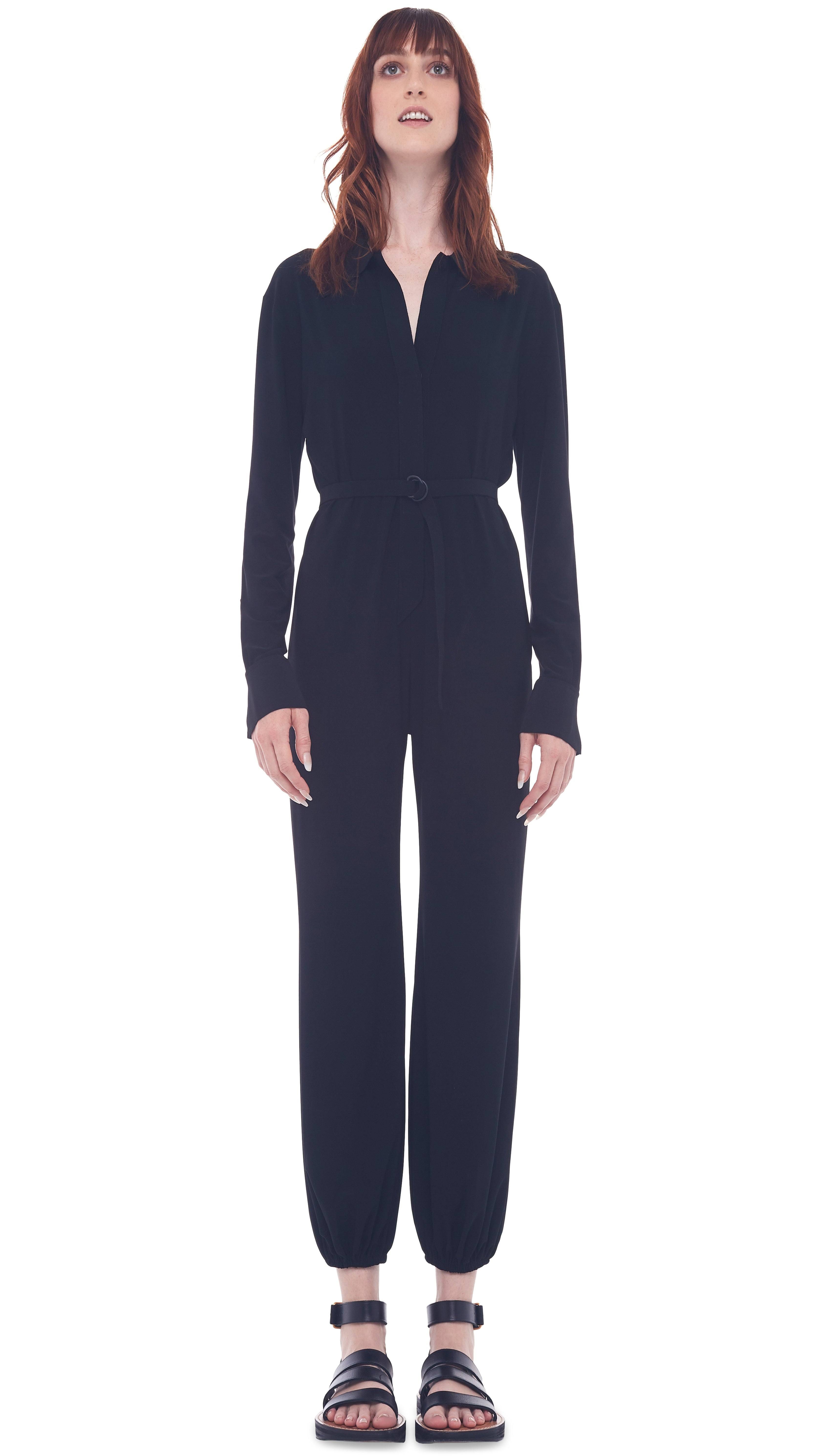 Elegant Adjustable Inseam Jogging Jumpsuit for Women | Image