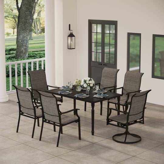 7-piece-metal-rectangle-patio-outdoor-dining-set-with-slat-table-and-textilene-chairs-mix-chairs-1