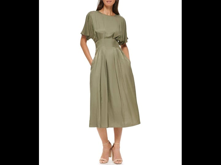 kensie-dresses-womens-smocked-calf-midi-dress-sage-1