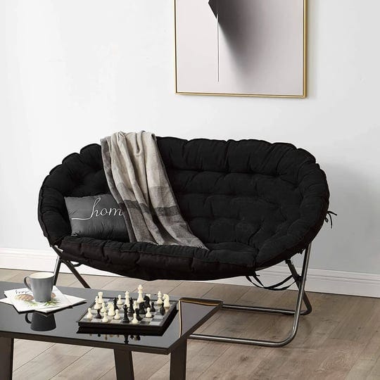 papasan-two-seater-sofa-black-1