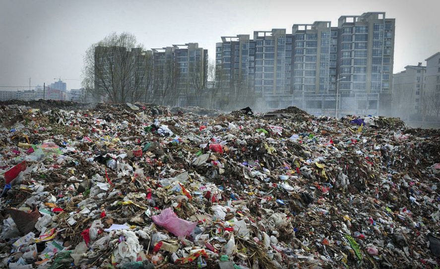 Image result for china garbage