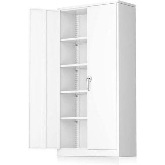 metal-storage-cabinet-with-lock-72-inch-office-storage-cabinet-with-locking-doors-and-4-adjustable-s-1