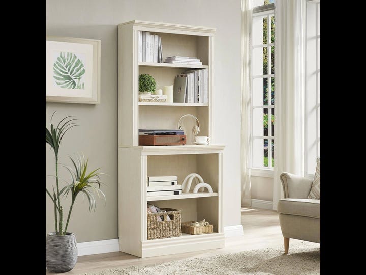 72-inch-bookshelves-and-bookcase-floor-standing-5-tier-display-shelves-organizer-and-storage-vintage-1