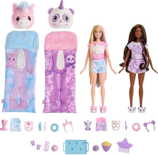 barbie-cutie-reveal-cozy-cute-tees-slumber-party-gift-set-with-dolls-1