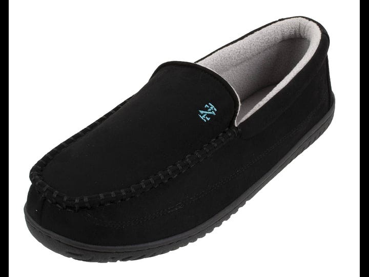 izod-mens-classic-two-tone-moccasin-slipper-winter-warm-slippers-with-memory-foam-size-11-12-solid-b-1