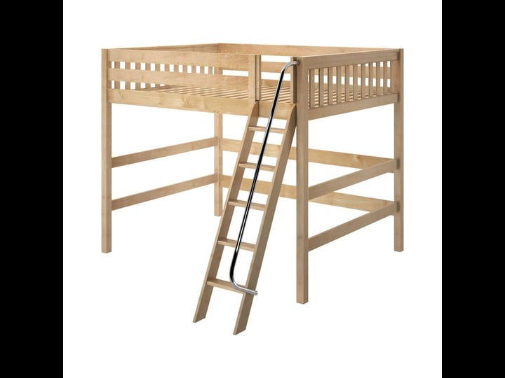 maxtrix-queen-high-loft-bed-angled-ladder-front-natural-slat-1