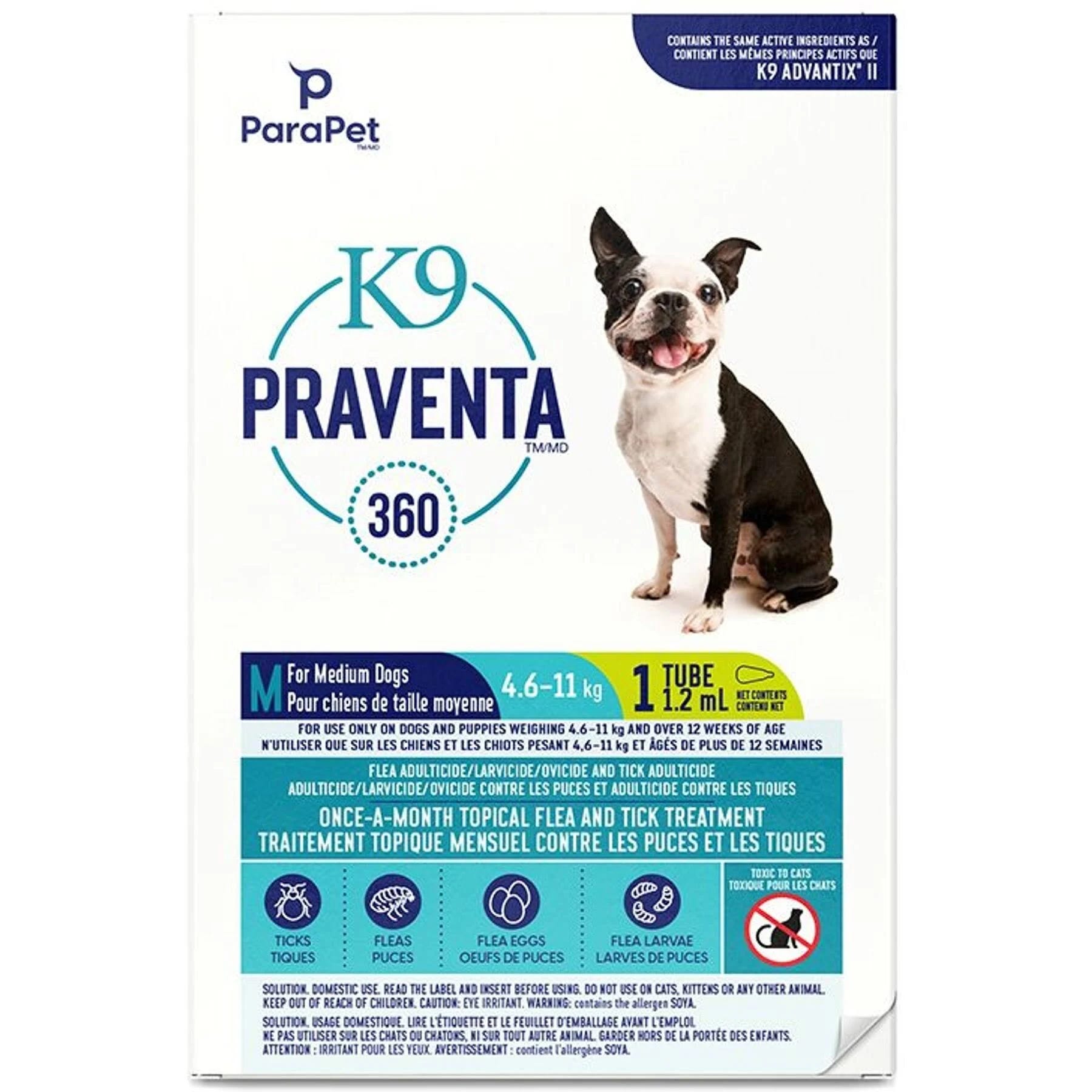 K9 Praventa 360: Flea Powder for Medium Dogs | Image