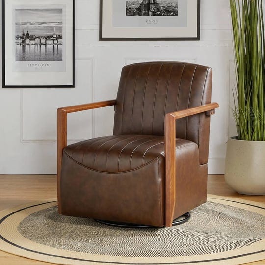 irene-mid-century-genuine-leather-swivel-chair-with-wooden-arms-by-hulala-home-brown-1