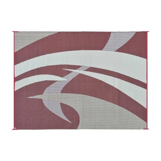 reversible-mats-159125-outdoor-patio-rv-camping-mat-swirl-burgundy-9-feet-x-12-feet-1