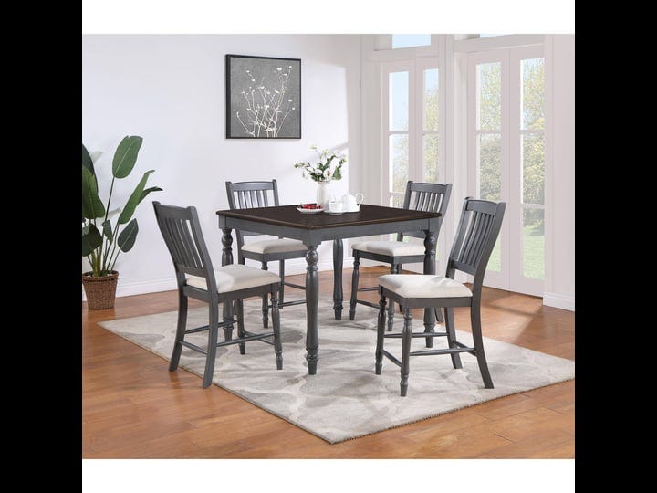 coaster-wiley-5-piece-square-spindle-legs-counter-height-dining-set-beige-and-grey-1