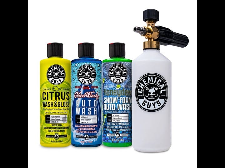 chemical-guys-hol145-torq-foam-cannon-snow-foamer-and-3-premium-soaps-16-fl-oz-4-items-1