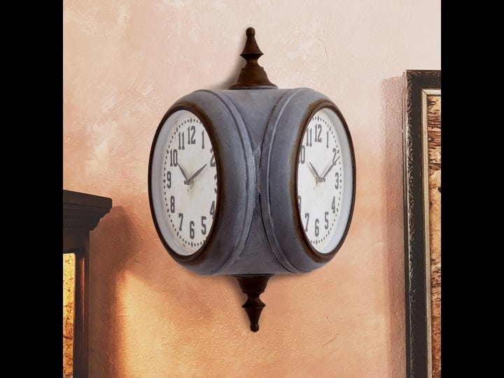metal-double-sided-wall-clock-1