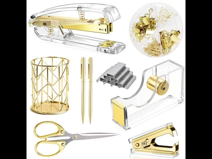 famassi-gold-desk-accessoriesoffice-supplies-set-acrylic-stapler-set-staple-remover-tape-holder-pen--1