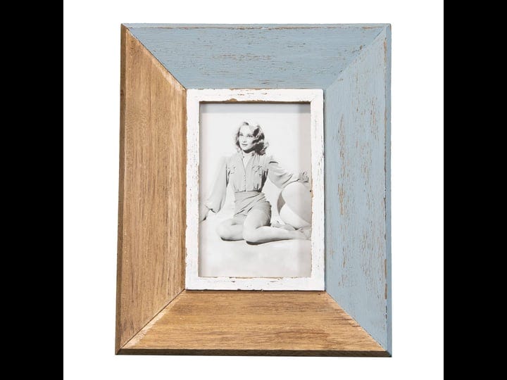 foreside-home-garden-blue-natural-diagonal-4x6-inch-wood-decorative-picture-frame-1