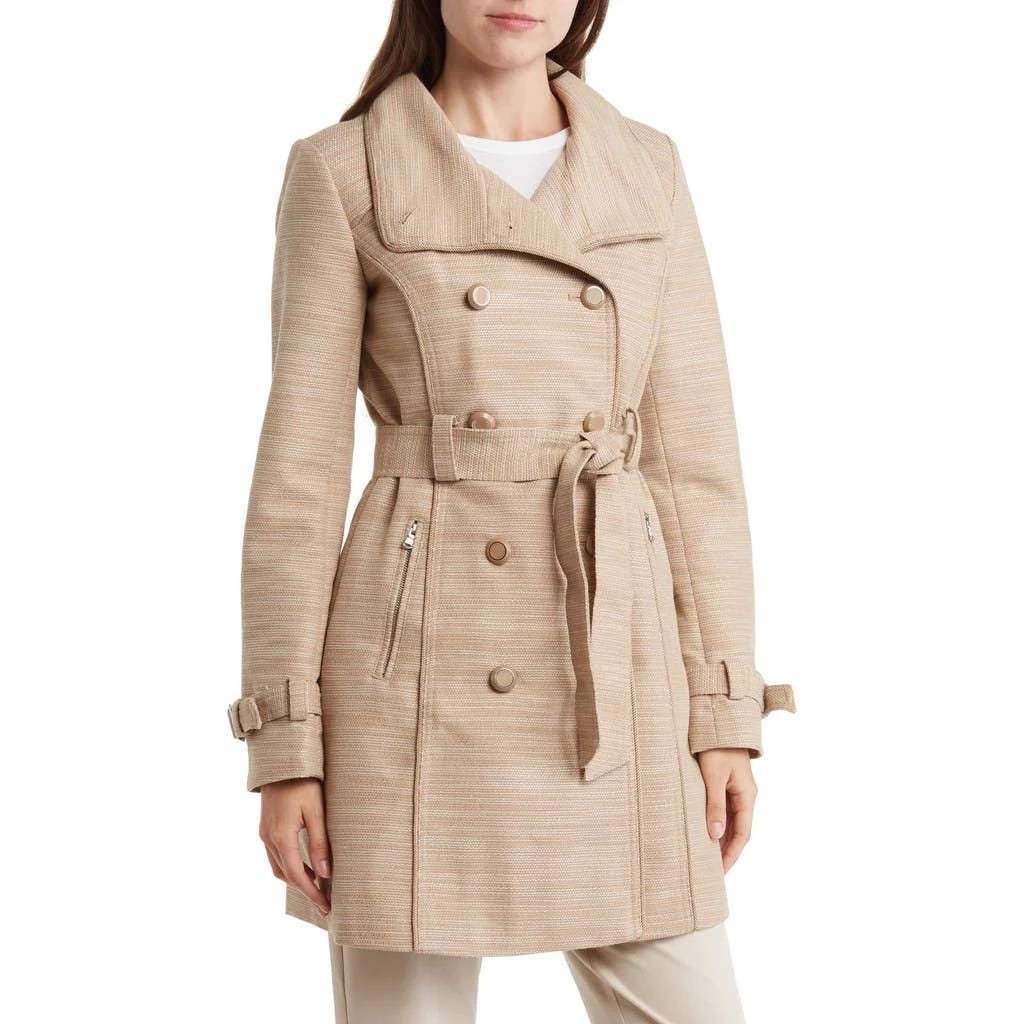 Waterproof Trench Coat in Khaki for Women - XS Size | Image