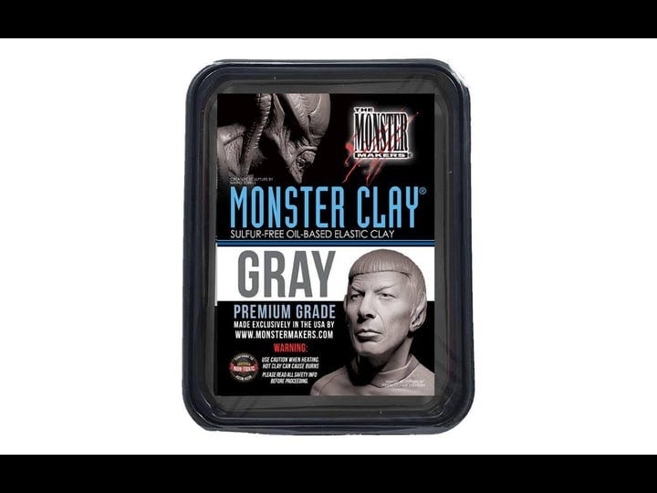 monster-clay-premium-grade-modeling-clay-gray-medium-4-5lb-1