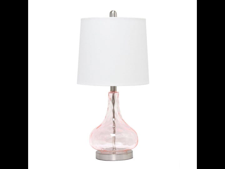 23-25-inch-rose-pink-rippled-table-lamp-with-white-shade-1