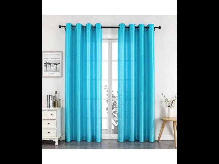 goodgram-montauk-accents-2-pack-ultra-luxurious-faux-silk-sheer-grommet-top-curtain-panels-turquoise-1