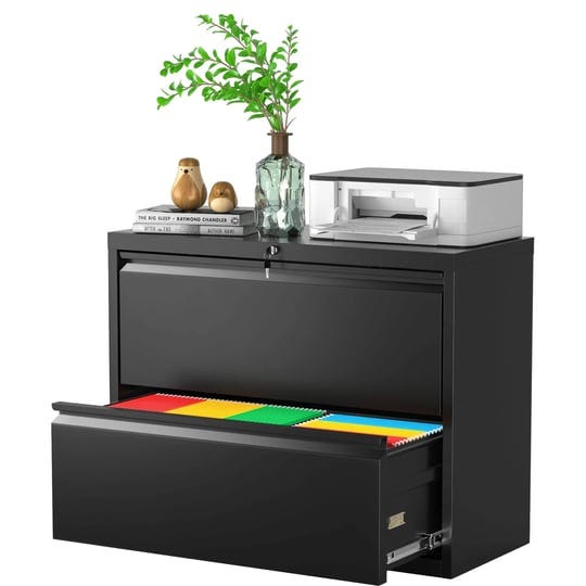 greenvelly-2-drawer-filing-cabinet-black-lateral-file-cabinet-with-lock-office-file-cabinets-for-leg-1