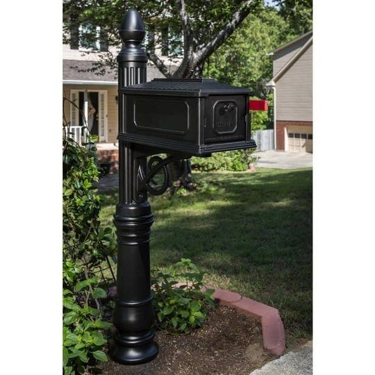 gibraltar-mailboxes-stratford-mailbox-post-combination-black-1